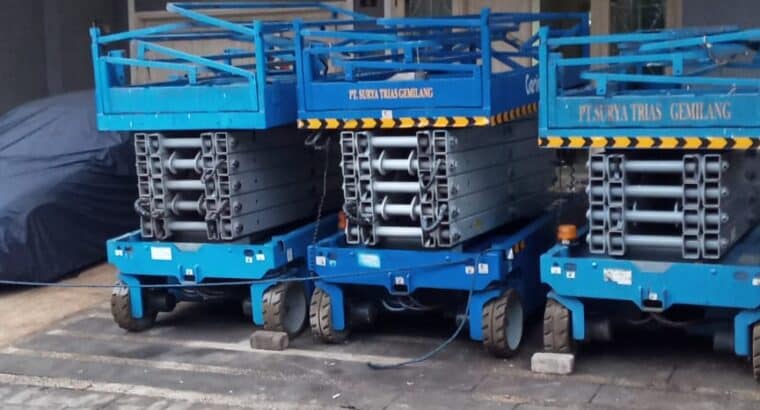 Rental Scissor lift bekasi-bandung-subang
