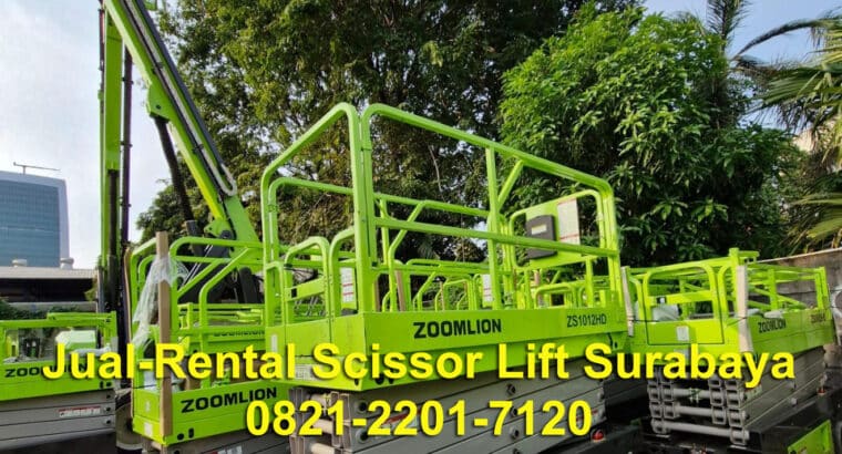 Sewa Scissor lift 10meter-16meter Pandaan-Surabaya