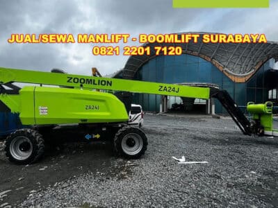 Rental boom lift malang pasuruan gresik mojokerto