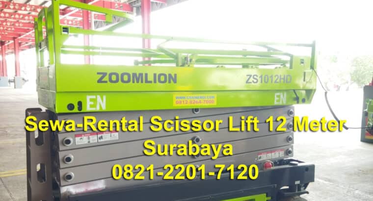 RentaL Scissor Lift Murah Gresik Surabaya Sidoarjo
