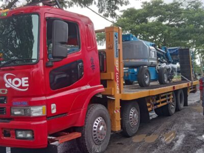 sewa boom lift dan scissor lift kendal Semarang