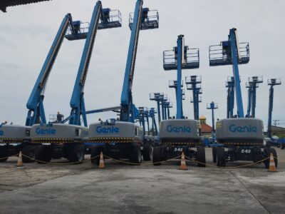sewa boom lift dan scissor lift kendal Semarang