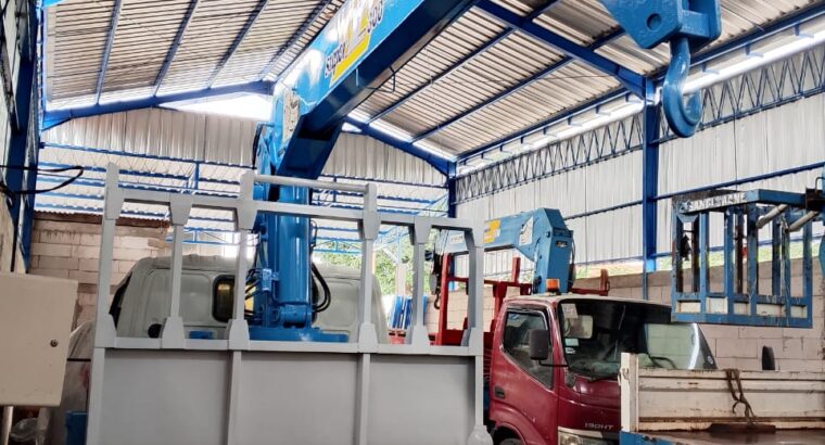 jual Truck crane 3 ton boom 5 section “siap kerja”
