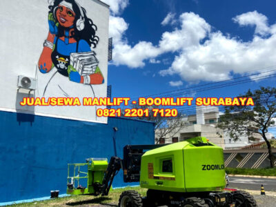 sewa/rental boomlift jombang madiun demak