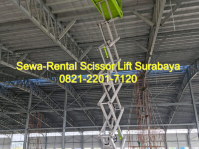 Promo sewa Scissor lift, Boomlift Murah Gresik