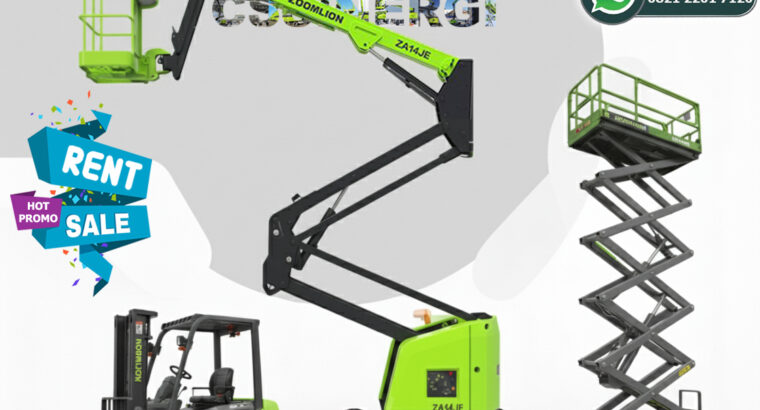 Promo sewa Scissor lift, Boomlift Murah Gresik