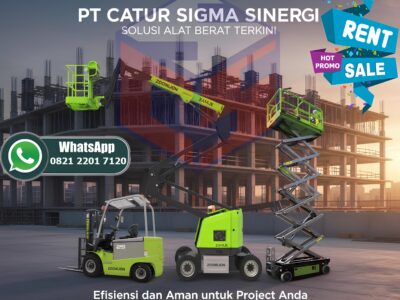 Sewa Boomlift Elektrik 16 meter Gresik-Surabaya