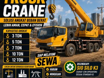 Rental Truck Crane | Jawa Area Ready 24 Jam