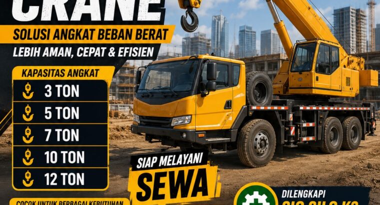 Rental Truck Crane | Jawa Area Ready 24 Jam