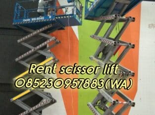 Sewa scissor lift di Surabaya|085230957883(WA)