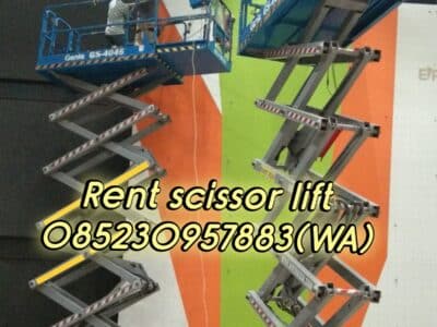 Sewa scissor lift di Surabaya|085230957883(WA)