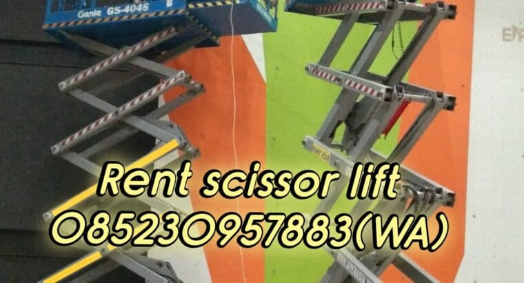 Sewa scissor lift di Surabaya|085230957883(WA)